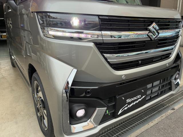 スペーシアカスタム ハイブリッドＸＳターボ　新車未登録車　全方位モニター付き９インチナビゲーション＆スズキセーフティサポート　スズキコネクト対応通信機装着車　２トーンルーフ　新車保証付き（32枚目）