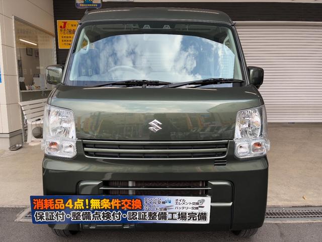 エブリイ ジョインターボ　スズキセーフティサポート　ナビ　フルセグＴＶ　Ｂｌｕｅｔｏｏｔｈオーディオ接続　ＥＴＣ車載器　キーレスキー　社外アルミホイール　電動格納ドアミラー　盗難警報装置　自社保証付き（2枚目）