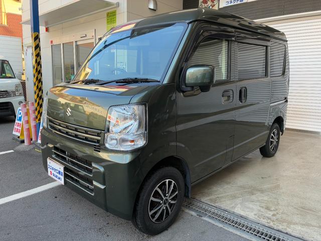 エブリイ ジョインターボ　スズキセーフティサポート　ナビ　フルセグＴＶ　Ｂｌｕｅｔｏｏｔｈオーディオ接続　ＥＴＣ車載器　キーレスキー　社外アルミホイール　電動格納ドアミラー　盗難警報装置　自社保証付き（5枚目）