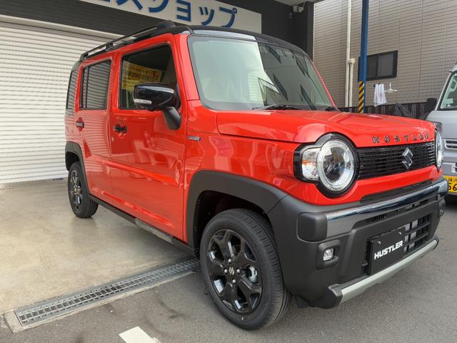ハスラー タフワイルドターボ　新車未登録車　全方位モニター付き９インチナビゲーション＆スズキセーフティサポート　スズキコネクト対応通信機装着車　２トーンルーフ　新車保証付き（4枚目）