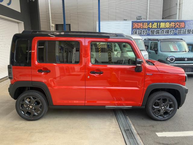ハスラー タフワイルドターボ　新車未登録車　全方位モニター付き９インチナビゲーション＆スズキセーフティサポート　スズキコネクト対応通信機装着車　２トーンルーフ　新車保証付き（6枚目）