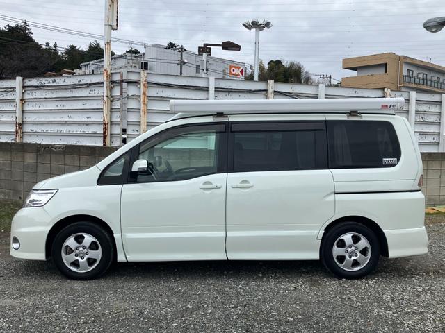 セレナ ハイウェイスター　Ｖセレクション　ピーズクラフト　Ｐ－ＳＶ　ポップアップルーフ　車中泊車（4枚目）