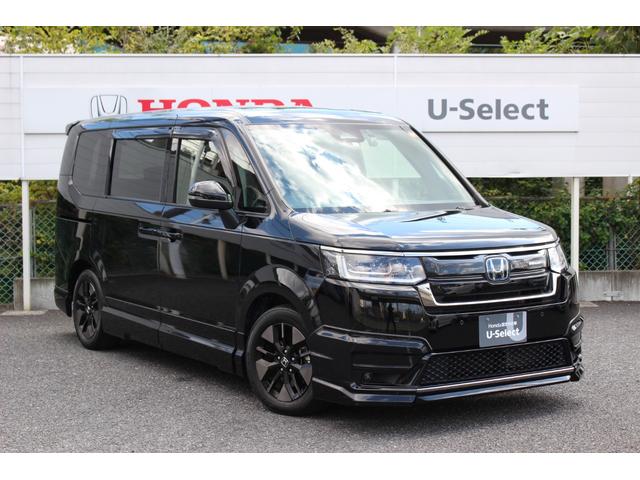 ステップワゴン ｅ：ＨＥＶスパーダ　Ｈｏｎｄａ純正大画面ナビ　ワンオーナー　禁煙　ＡｐｐｌｅＣａｒＰｌａｙ　リア席モニター　前後ドライブレコーダー　シートヒーター　１６インチアルミホイール　Ｂｌｕｅｔｏｏｔｈ接続　ＵＳＢ接続　１オーナー（5枚目）