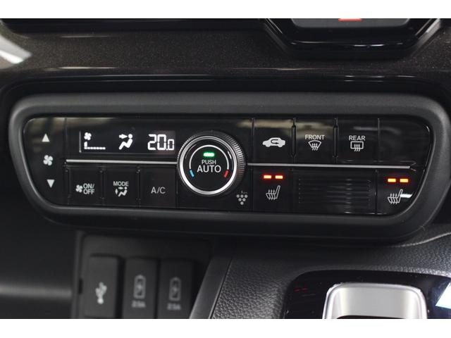 N-BOXカスタム G・EXターボホンダセンシング 大画面ナビ ワンオーナー 禁煙車 HondaSENSING Bluetooth サイドカーテンエアバッグ スーパースライドシート シートヒーター プラズマクラスター 前後ドラレコ 半革 車線逸脱防止(12枚目)