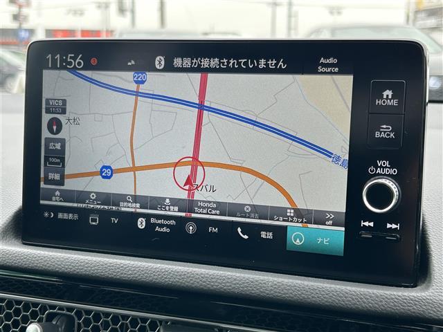 シビック ＥＸ　メーカー純正ナビ　衝突被害軽減ブレーキ　ＢＯＳＥスピーカー　ブラインドスポットモニター　追従機能付クルーズコントロール　レーンキープアシスト　ハーフレザーシート　前席シートヒーター（6枚目）