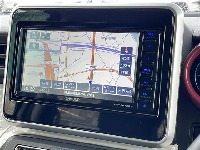 スペーシア ハイブリッドX 社外7型ナビ バックカメラ D席シートヒーター 後方コーナーセンサー ビルトインETC アイドリングストップ 両側電動スライドドア リアサンシェード フルフラットシート スペアキー スマートキー(2枚目)