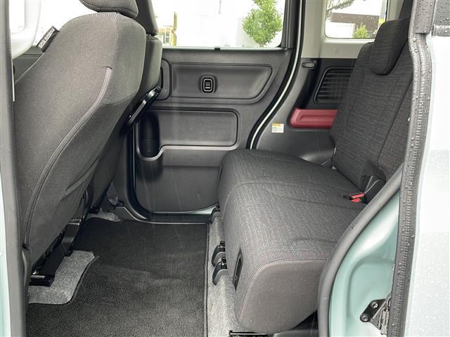 スペーシア ハイブリッドX 社外7型ナビ バックカメラ D席シートヒーター 後方コーナーセンサー ビルトインETC アイドリングストップ 両側電動スライドドア リアサンシェード フルフラットシート スペアキー スマートキー(17枚目)