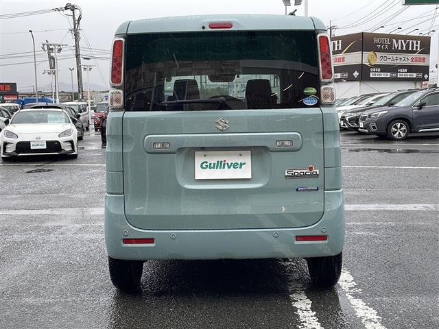 スペーシア ハイブリッドX 社外7型ナビ バックカメラ D席シートヒーター 後方コーナーセンサー ビルトインETC アイドリングストップ 両側電動スライドドア リアサンシェード フルフラットシート スペアキー スマートキー(28枚目)