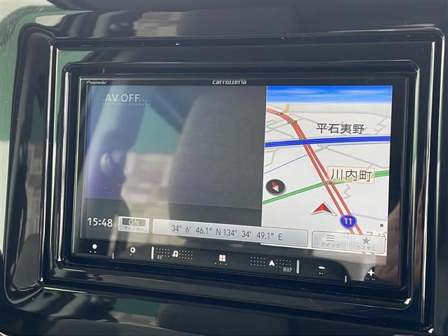 スペーシア ハイブリッドX 社外ナビ バックカメラ D/N席シートヒーター 純正14インチアルミホイール LEDヘッドライト 前後コーナーセンサー ビルトインETC 純正フロアマット 両側電動スライドドア アイドリングストップ(2枚目)