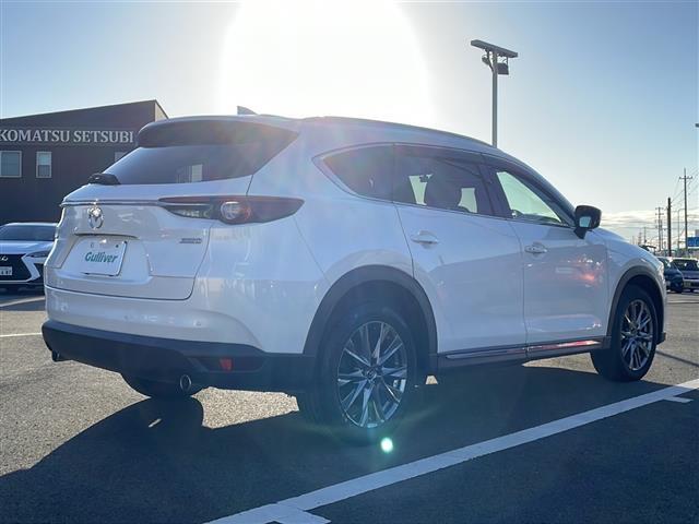 CX-8 XD Lパッケージ 純正ナビ 全方位カメラ フリップダウンモニター BOSEサウンド ビルトインETC 前方ドライブレコーダー D/N席パワーシート D/N席シートヒーター D/N席エアシート 前後コーナーセンサー(25枚目)