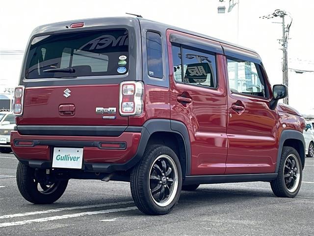 ハスラー ハイブリッドＧターボ　社外８型ナビ／バックカメラ／追従式クルーズコントロール／前後ドライブレコーダー／後方コーナーセンサー／アイドリングストップ／社外１５インチアルミホイール／パドルシフト／ドアバイザー／純正フロアマット（24枚目）