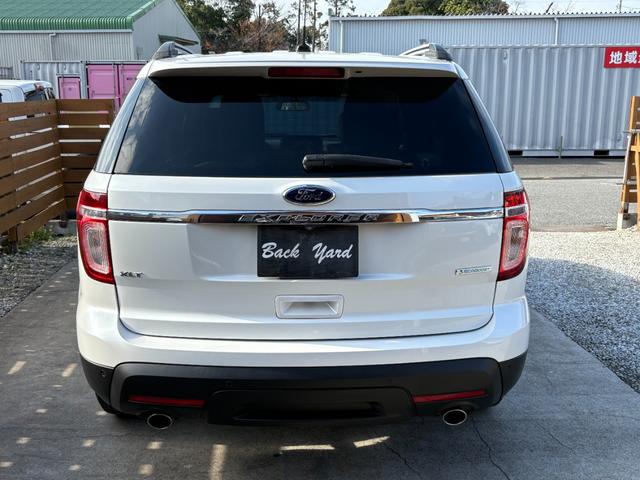 エクスプローラー XLT エコブースト ディーラー車 ナビ 地デジフルセグ レザーシート シートヒーター パワーシート ブルートゥースオーディオ USB バックサイドフロントカメラ ETC クルーズコントロール ブライドスポット(6枚目)