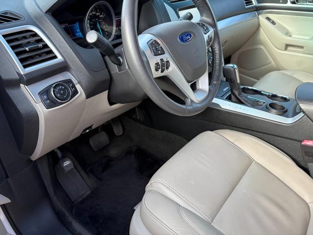 エクスプローラー XLT エコブースト ディーラー車 ナビ 地デジフルセグ レザーシート シートヒーター パワーシート ブルートゥースオーディオ USB バックサイドフロントカメラ ETC クルーズコントロール ブライドスポット(14枚目)