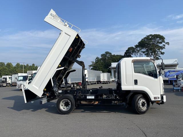 フォワード 　ダンプ・６ＭＴ・積載７．５００ｋｇ・新明和１方開・電動コボレーン・バックカメラ・電格ミラー・キーレス・ベッド有・距離２１５．０００ｋｍ（12枚目）