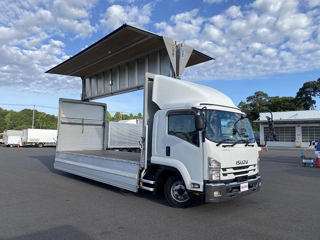 フォワード 　ウイング・６ＭＴ・積載２．５５０ｋｇ・ワイド・日本フルハーフ製・ラッツシング２段・日本フルハーフ製パワーゲート昇降１．０００ｋｇ・バックカメラ・電格ミラー・キーレス・ベッド有・距離３００．０００ｋｍ（8枚目）