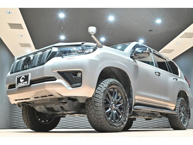 ランドクルーザープラド TX Lパッケージ マットブラックエディション 後期/ワンオーナー/リフトアップ/ジオランダーX-ATタイヤ/ブラックルーフレール/サンルーフ/黒革シート/ベンチレーション/社外ナビ/フルセグ/Bluetoothオーディオ/バックカメラ/Dミラー(74枚目)