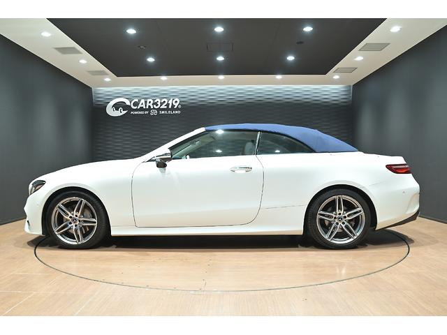 Eクラス E200 カブリオレ スポーツ ワンオーナー/エクスクルーシブパッケ-ジ/マキア-トベ-ジュレザ-/純正HDDナビ/フルセグTV/全方位カメラ/アンビエント/ブルメスター/HUD/BSM/ETC/パフュームアトマイザー/純正19AW(5枚目)