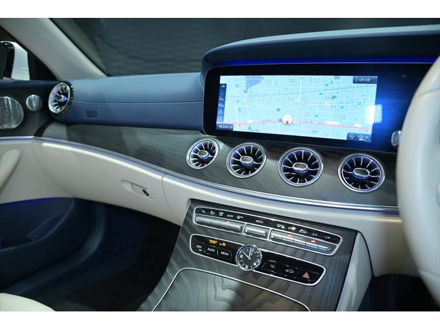 Eクラス E200 カブリオレ スポーツ ワンオーナー/エクスクルーシブパッケ-ジ/マキア-トベ-ジュレザ-/純正HDDナビ/フルセグTV/全方位カメラ/アンビエント/ブルメスター/HUD/BSM/ETC/パフュームアトマイザー/純正19AW(13枚目)