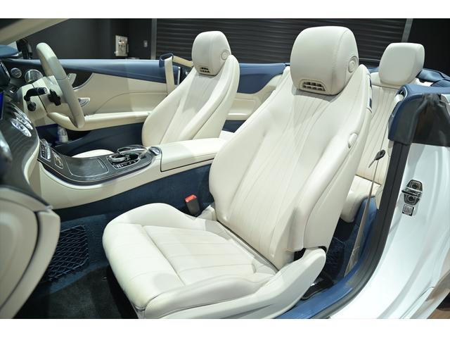 Eクラス E200 カブリオレ スポーツ ワンオーナー/エクスクルーシブパッケ-ジ/マキア-トベ-ジュレザ-/純正HDDナビ/フルセグTV/全方位カメラ/アンビエント/ブルメスター/HUD/BSM/ETC/パフュームアトマイザー/純正19AW(18枚目)