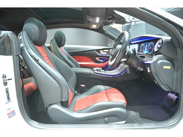 Eクラス E200 クーペ スポーツ パノラマスライディングル-フ/赤・黒革シ-ト/シ-トヒ-タ-/アンビエント/ブルメスタ/純正ナビ/フルセグ/全方位カメラ/ヘッドアップディスプレイ/BSM/レザーPKG/エアバランスPKG/ETC/(14枚目)