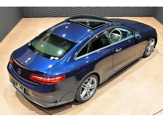 Eクラス E200 クーペ スポーツ ブルメスター/白革/純正AMG19インチAW/スライディングガラスルーフ/アンビエントライト/BSM/フルセグ/HDDナビ/全方位カメラ/ETC/ドライブレコーダー/クルコン/パフュームアトマイザー(8枚目)