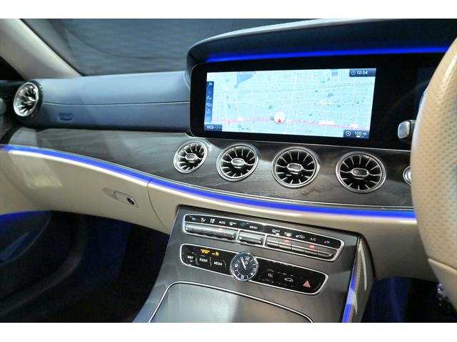 Eクラス E200 クーペ スポーツ ブルメスター/白革/純正AMG19インチAW/スライディングガラスルーフ/アンビエントライト/BSM/フルセグ/HDDナビ/全方位カメラ/ETC/ドライブレコーダー/クルコン/パフュームアトマイザー(15枚目)