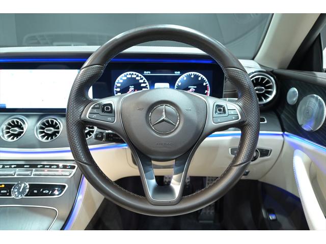 Eクラス E200 カブリオレ スポーツ 白革/シートヒーター/エアバランスPKG/BSM/HUD/純正HDDナビ/フルセグTV/全方位カメラ/カープレイ/アンビエントライト/ETC/ブルメスターサウンド/純正19インチAW/LEDライト(23枚目)