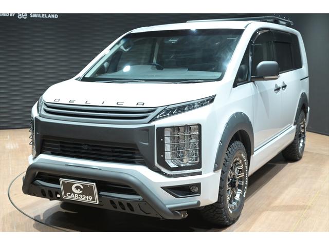 デリカＤ：５ Ｐ　ブラックアウト／ワンオ－ナ－／新品ＡＷ／新品ＢＦＧ　ＡＴ／バンパーガード／リアラダー／ルーフキャリア／ＢＩＧ－Ｘナビ／社外グリル／ＢＳＭ／ＥＴＣ２．０／シートヒーター／オートステップ／全方位カメラ（40枚目）