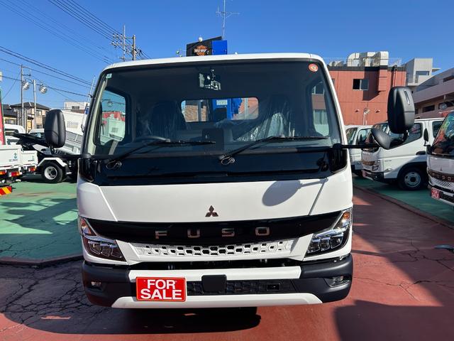 キャンター 　３．０ＤＥ－ＴＢワイド超ロング５段クレーンタダノ製２．９３ｔ吊３．２ｔ積載　ロープ穴３対　転倒安全警報装置　ラジコン付　ブーム、アウトリガー未格納警告　サイドマーカー灯　液晶メーター　坂道発進補助装置（2枚目）