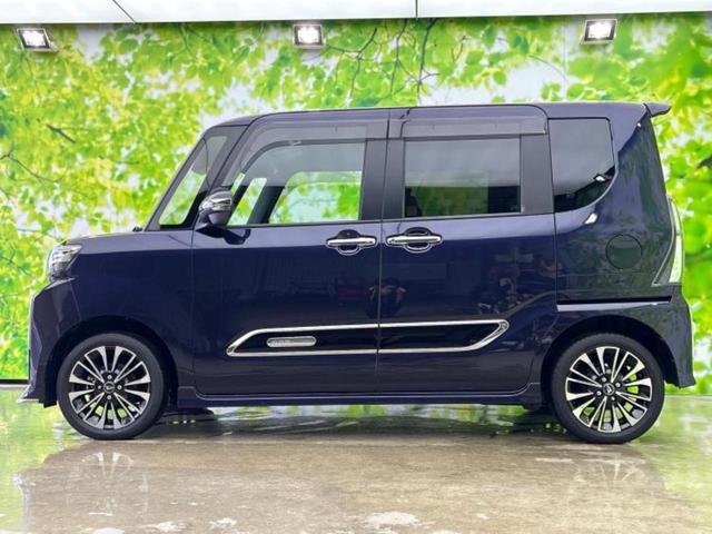 タント ４ＷＤカスタムＲＳ　新品タイヤ／保証書／純正　１０インチ　ナビ／フリップダウンモニター／衝突安全装置／両側電動スライドドア／シートヒーター／車線逸脱防止支援システム／ドライブレコーダー　純正／ヘッドランプ　ＬＥＤ　４ＷＤ（2枚目）