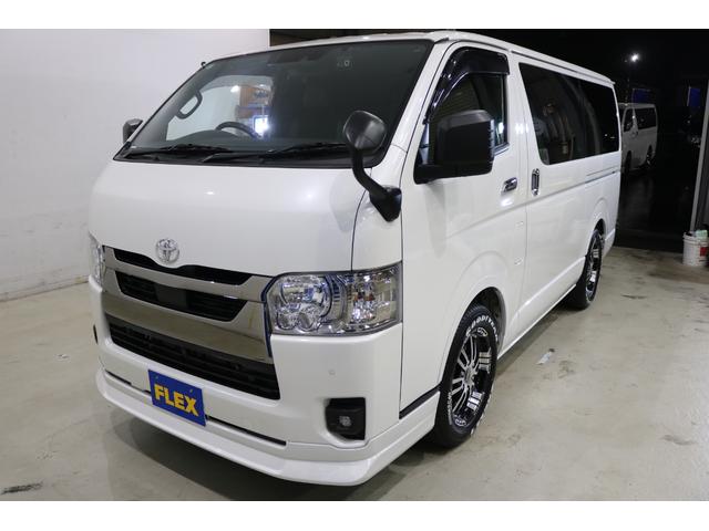 ハイエースバン スーパーGL ダークプライムII FLEXオリジナルフロントスポイラー/FLEXオリジナルリアスポイラー/アルティメットLEDテールランプ/ドライブレコーダー/トヨタ純正ナビ/デジタルインナーミラー/パノラミックビューモニター(22枚目)