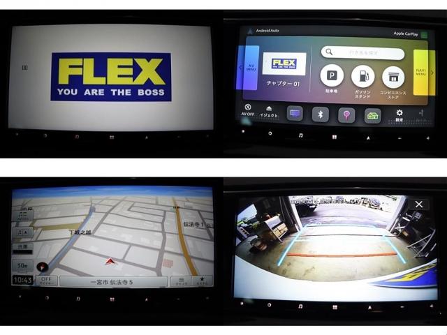 ハイエースバン ロングスーパーGL ダークプライムS FLEXオリジナルフロントスポイラー/FLEXオリジナルオーバーフェンダー/カロッツェリア7インチ SDフルセグナビ/ビルトインETC2.0/FLEXオリジナルType2ベッドキット/寒冷地仕様(2枚目)