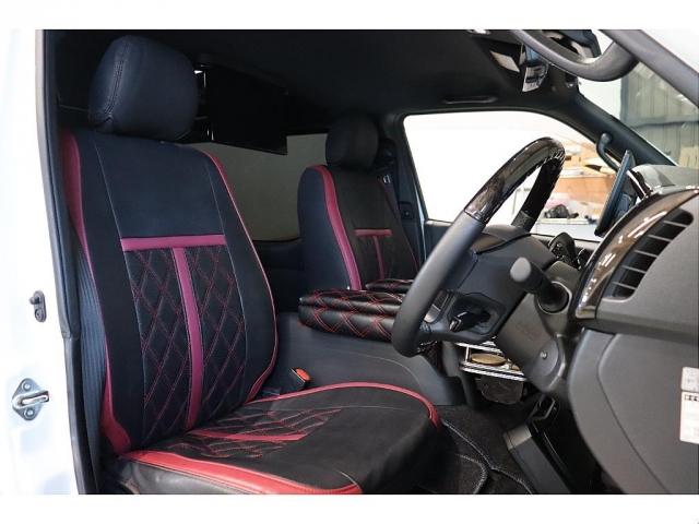 ハイエースバン 　ＦＬＥＸオーバーフェンダー／社外フロントリップ／アルパインＢＩＧＸ／フリップダウンモニター／クルーズコントロール／ベッドキット／ドライブレコーダー／２０００ｗインバーター／リン酸鉄ツインバッテリー（14枚目）