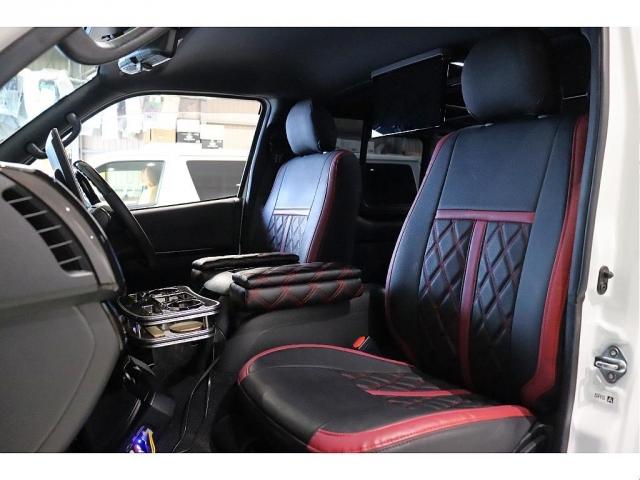 ハイエースバン 　ＦＬＥＸオーバーフェンダー／社外フロントリップ／アルパインＢＩＧＸ／フリップダウンモニター／クルーズコントロール／ベッドキット／ドライブレコーダー／２０００ｗインバーター／リン酸鉄ツインバッテリー（16枚目）