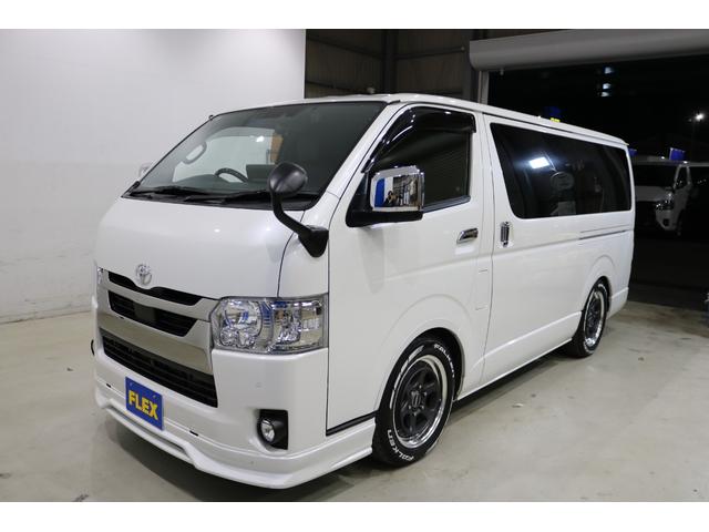 ハイエースバン 　ＦＬＥＸオーバーフェンダー／社外フロントリップ／アルパインＢＩＧＸ／フリップダウンモニター／クルーズコントロール／ベッドキット／ドライブレコーダー／２０００ｗインバーター／リン酸鉄ツインバッテリー（22枚目）