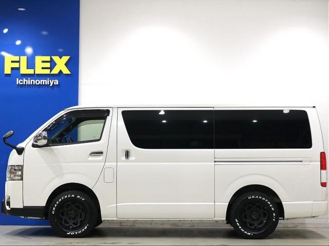 ハイエースバン FLEXオリジナルタイプ2ベットキット/Tフォースバンパーガード/トヨタ純正ドアバイザー/ETC/バックカメラ/ドライブレコーダー/トヨタセーフティーセンス/パワースライドドア(9枚目)