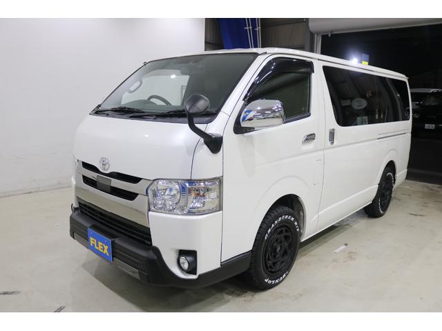 ハイエースバン FLEXオリジナルタイプ2ベットキット/Tフォースバンパーガード/トヨタ純正ドアバイザー/ETC/バックカメラ/ドライブレコーダー/トヨタセーフティーセンス/パワースライドドア(22枚目)