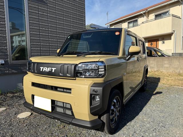 タフト Ｇターボ　カスタム車両／衝突軽減装置／ガラスルーフ／シートヒーター／ＬＥＤライト／レーダークルーズ／バックカメラ／ディスプレイオーディオナビ／Ｃａｒ　Ｐｌａｙ対応／フルセグＴＶ／サンドベージュメタリック（6枚目）