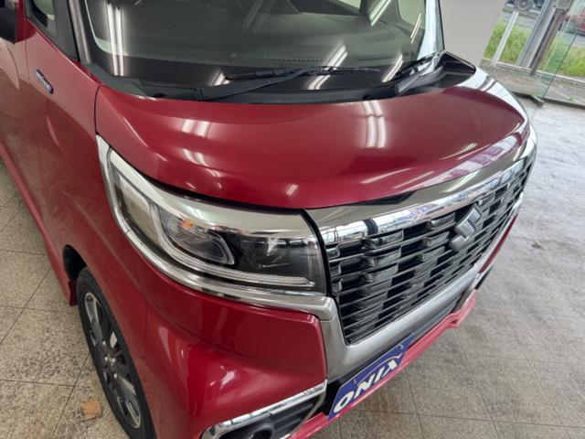 スペーシアカスタム ハイブリッドXS 鑑定書付き 衝突軽減装置 ワンセグナビ Bluetooth ETC装備車 前ドラレコ付き 両側電動雄パワースライドドア 車検令和9年8月 走行距離20184Km 1年距離無制限保証 電動格納ミラー(43枚目)