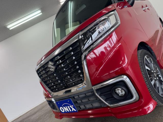 スペーシアカスタム ハイブリッドXS 鑑定書付き 衝突軽減装置 ワンセグナビ Bluetooth ETC装備車 前ドラレコ付き 両側電動雄パワースライドドア 車検令和9年8月 走行距離20184Km 1年距離無制限保証 電動格納ミラー(60枚目)