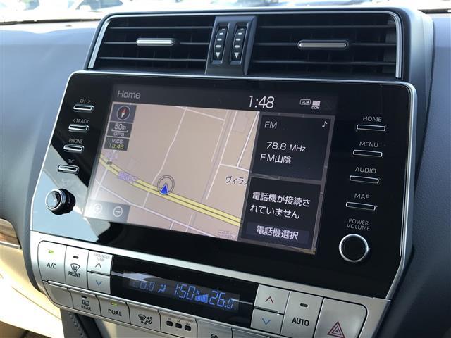 ランドクルーザープラド ＴＸ　Ｌパッケージ　１オーナー　４ＷＤ　ディーゼルターボ　純正９型ナビ／ＢＴ　全方位　ムーンルーフ　セーフティＳ　ＥＴＣ２．０　パワーシート　電動サードシート　ＬＥＤ　純正１７ＡＷ　ルーフレール　スペアキー（4枚目）