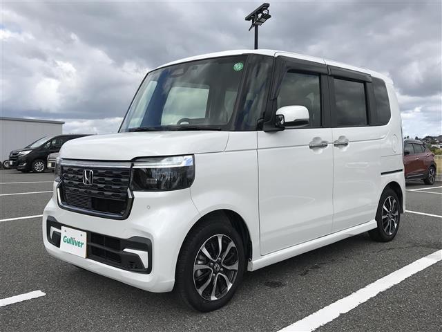 N-BOXカスタム コーディネートスタイル 純正9型ナビ/フルセグ/BT/USB Bカメラ Hセンシング レーンキープ レーダークルーズ パーキングセンサー 両側電動 ハーフレザー シートヒーター ETC ドラレコ LED 純正14AW(28枚目)
