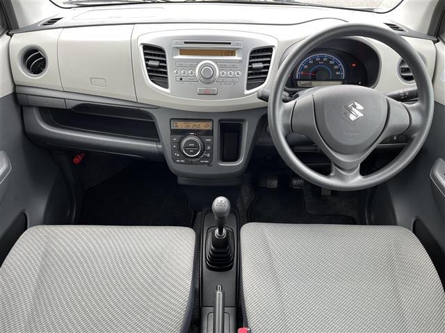 ワゴンR FX 4WD 5速ミッション 純正CDオーディオ 運転席シートヒーター 社外14インチアルミ アイドリングストップ キーレスキー 電動格納ミラー フロアマット ドアバイザー スタットレスセット積込み(40枚目)