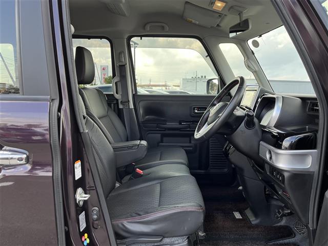 スペーシアカスタム ハイブリッドXS ワンオーナー 社外ナビ/フルセグ/DVD/CD/BT ETC レーダーブレーキ レーンアシスト 両側パワースライド ハーフレザー シートヒーター LEDライト プッシュスタート 純正15インチAW(15枚目)