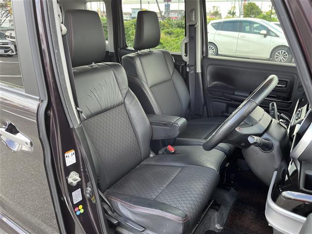 スペーシアカスタム ハイブリッドXS ワンオーナー 社外ナビ/フルセグ/DVD/CD/BT ETC レーダーブレーキ レーンアシスト 両側パワースライド ハーフレザー シートヒーター LEDライト プッシュスタート 純正15インチAW(16枚目)