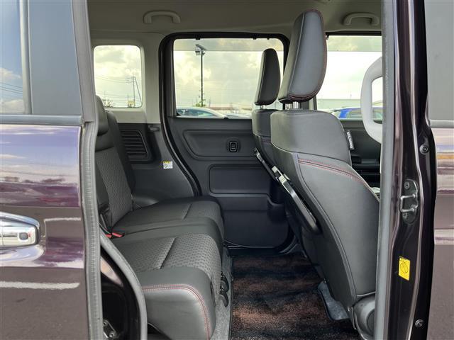 スペーシアカスタム ハイブリッドXS ワンオーナー 社外ナビ/フルセグ/DVD/CD/BT ETC レーダーブレーキ レーンアシスト 両側パワースライド ハーフレザー シートヒーター LEDライト プッシュスタート 純正15インチAW(17枚目)