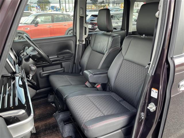 スペーシアカスタム ハイブリッドXS ワンオーナー 社外ナビ/フルセグ/DVD/CD/BT ETC レーダーブレーキ レーンアシスト 両側パワースライド ハーフレザー シートヒーター LEDライト プッシュスタート 純正15インチAW(21枚目)