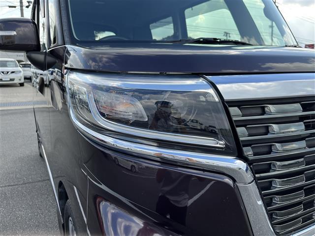 スペーシアカスタム ハイブリッドXS ワンオーナー 社外ナビ/フルセグ/DVD/CD/BT ETC レーダーブレーキ レーンアシスト 両側パワースライド ハーフレザー シートヒーター LEDライト プッシュスタート 純正15インチAW(35枚目)