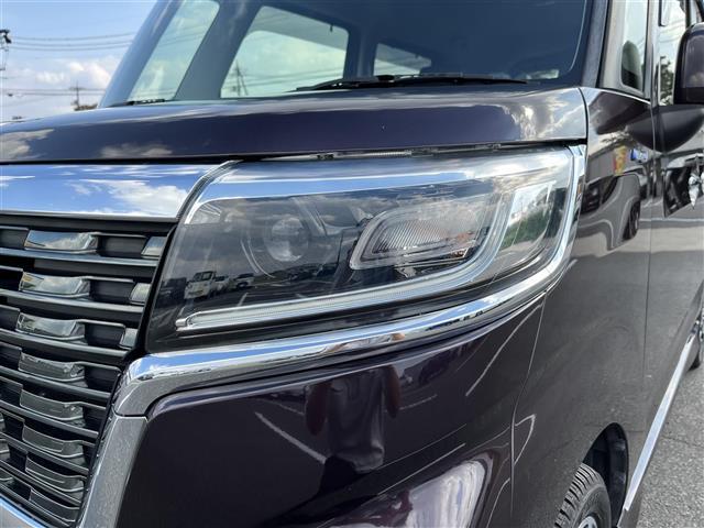 スペーシアカスタム ハイブリッドXS ワンオーナー 社外ナビ/フルセグ/DVD/CD/BT ETC レーダーブレーキ レーンアシスト 両側パワースライド ハーフレザー シートヒーター LEDライト プッシュスタート 純正15インチAW(37枚目)