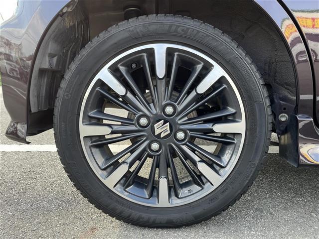 スペーシアカスタム ハイブリッドXS ワンオーナー 社外ナビ/フルセグ/DVD/CD/BT ETC レーダーブレーキ レーンアシスト 両側パワースライド ハーフレザー シートヒーター LEDライト プッシュスタート 純正15インチAW(40枚目)